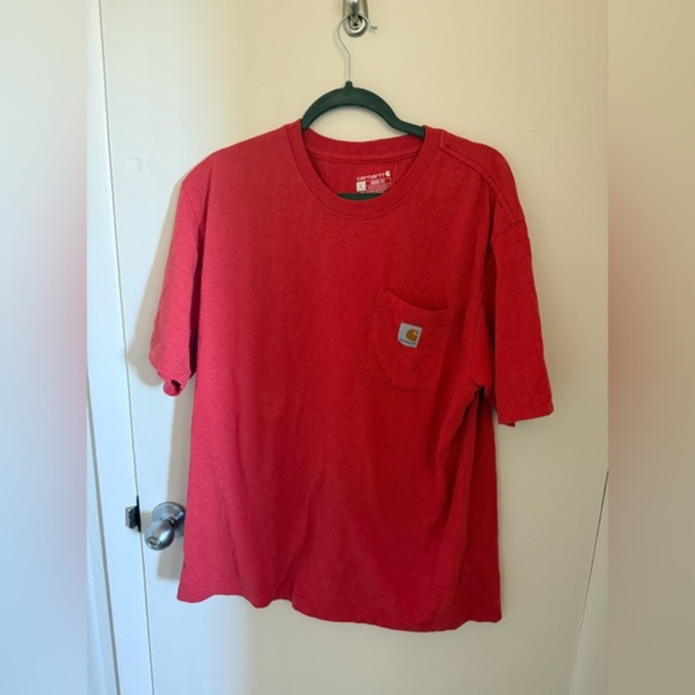 Carhartt Men's Classic Red Short Sleeve Tee